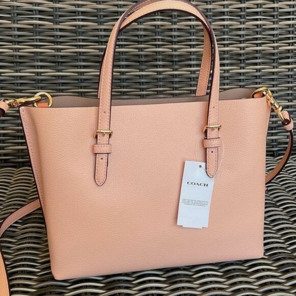 Coach C4084 Mollie Tote 25 Faded Blush - Picture 4 of 12